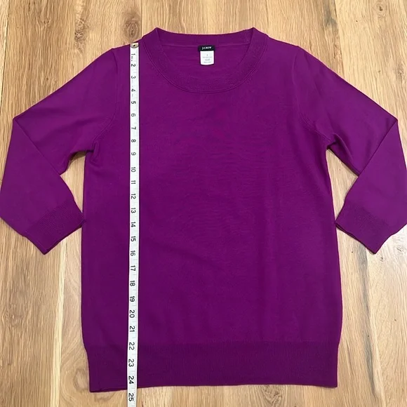 J.Crew Purple Tippi Sweater - Picture 4 of 5